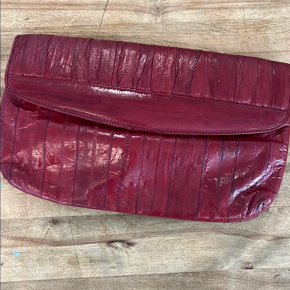 Vintage Eel Skin Clutch